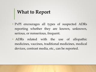 Spontaneous Reporting System | PPTX