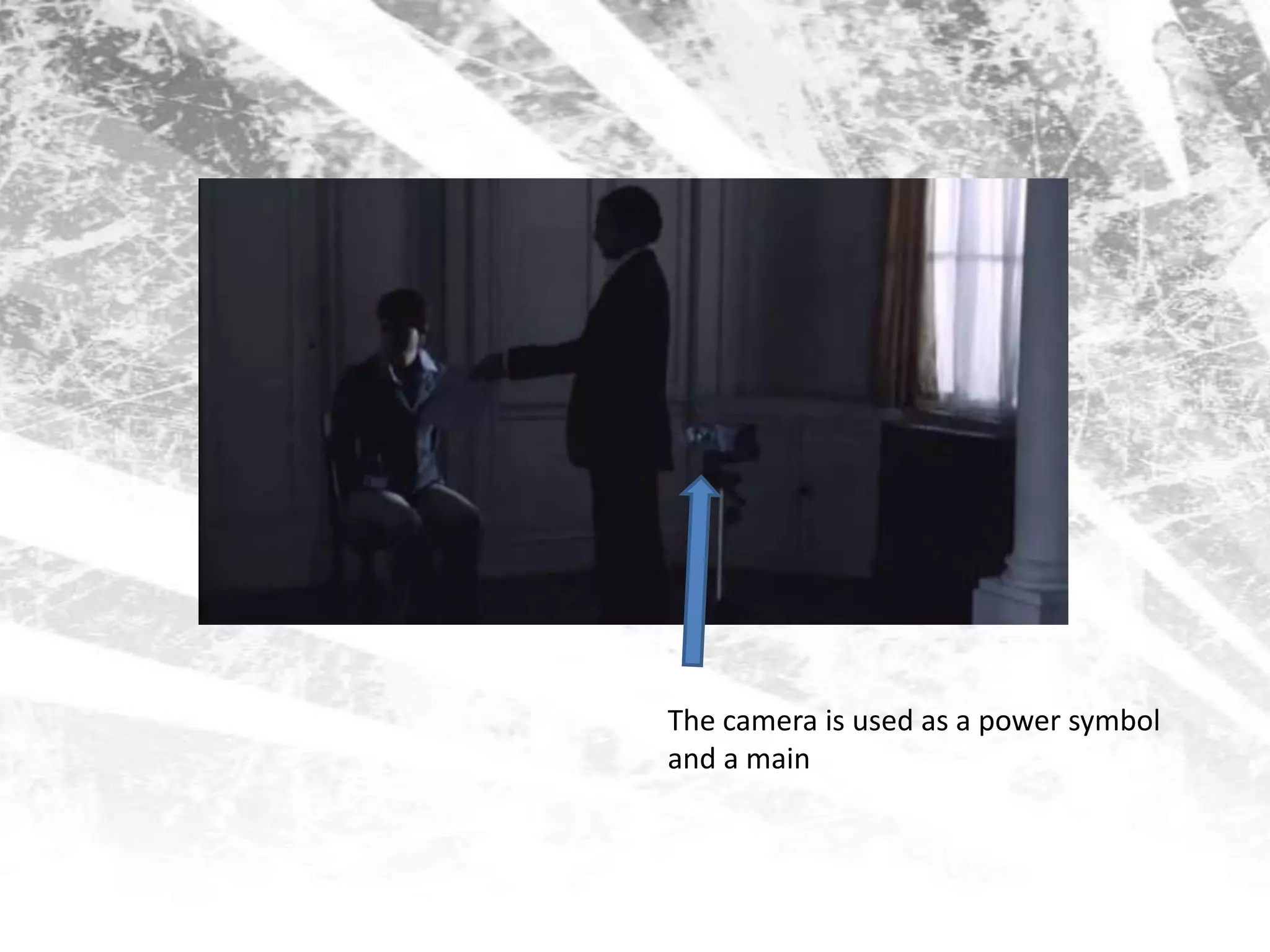The camera is used as a power symbol and a main 