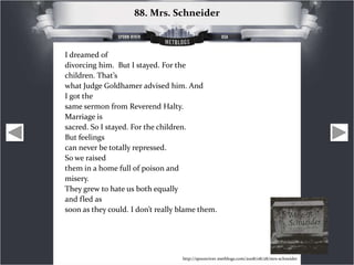 The Spoon River Metblog | PPT