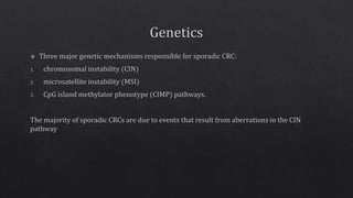 Sporadic colon cancer