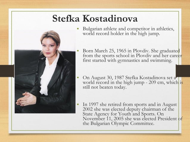 Famous Bulgarian female athletes | PPT