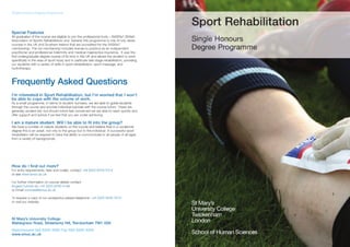 Sport rehabilitation-info