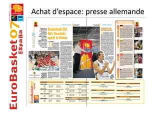 Achat	
  d’espace:	
  presse	
  allemande	
  
 