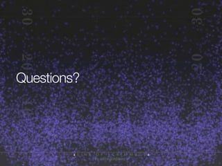 Staying Connected:
The Rise in Fitness Data
Questions?
Chris Glode
GM, MapMyFitness

 