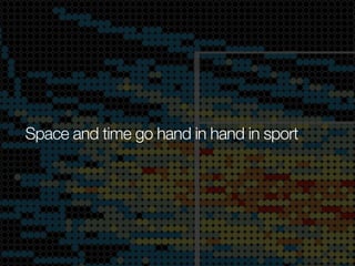 Space and time go hand in hand in sport

 