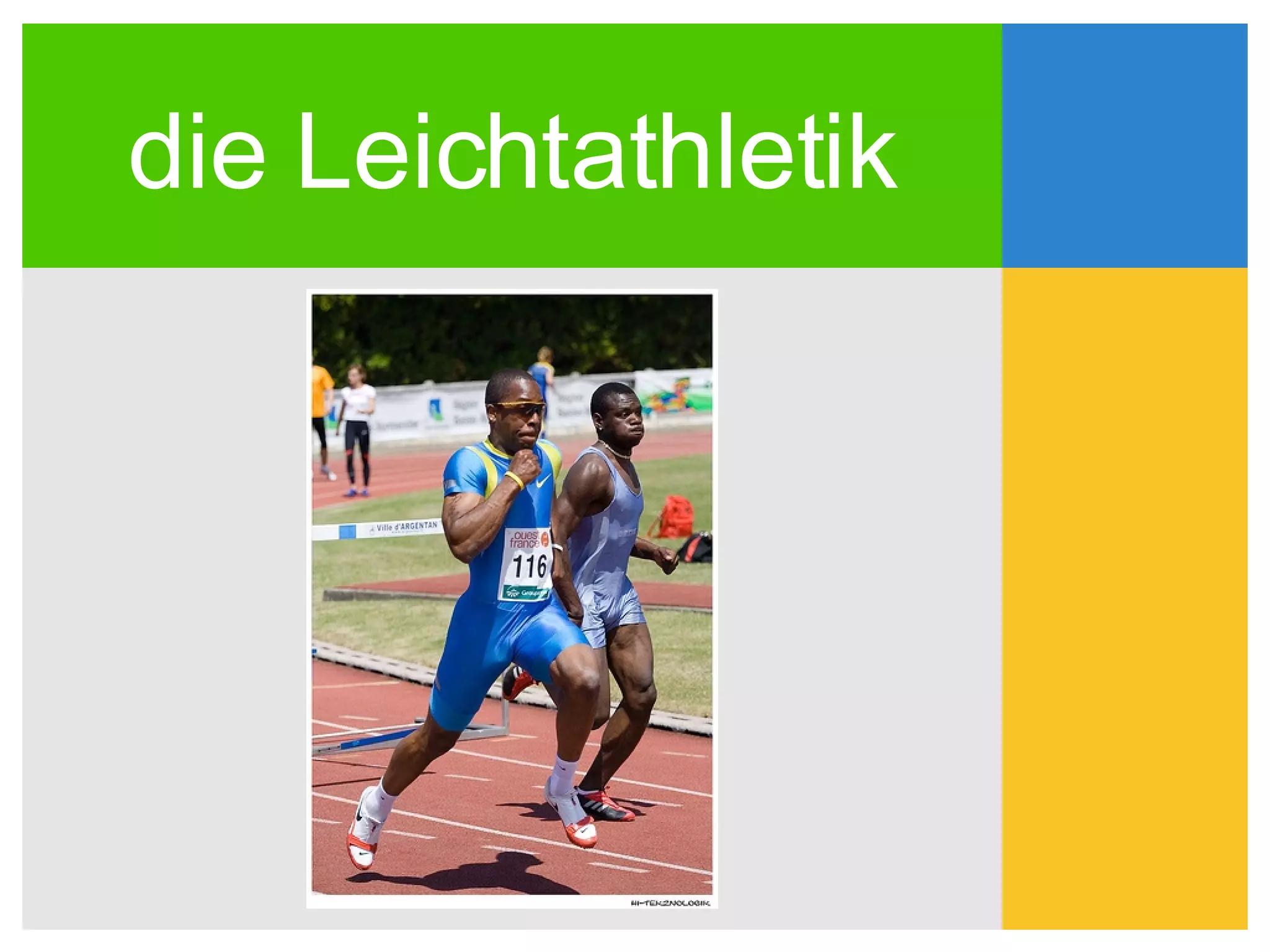 die Leichtathletik