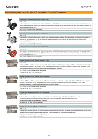 Katalogtitel                                                                                                                                              02.07.2010

Atemluftkompressoren / Booster > Ersatzteile u. Zubehör Kompresso


                Fuellanschluss für Kompressorfuellschlauch mit Entlüftung 200bar

                Art.Nr.: LC-500

                Fuellanschluss für Kompressorfuellschlauch mit Entlüftung 200barFüllventil für Atemluftkompressoren zum Anschluß der Druckluftventile von Tauchflaschen und
                Druckluft / Pressluftflaschen der Druckstufe 200 / 230 bar. Der Füllanschluss ist abspeerbar was den vorteil hat das nur das kleine Stück zwischen Füllanschluß und
                Flaschenventil entlüftet werden muß.

                64,00 EUR inkl. 19% Mwst. zuzügl. Versandkosten


                Fuellanschluss für Kompressorfuellschlauch mit Entlüftung 200bar

                Art.Nr.: LC-502

                Fuellanschluss für Kompressorfuellschlauch mit Entlüftung 200bar Nitroxanschluss M26x2Füllventil für Atemluftkompressoren zum Anschluß der Nitroxventile von
                Tauchflaschen der Druckstufe 200 / 230 bar. Der Füllanschluss ist abspeerbar was den Vorteil hat das nur das kleine Stück zwischen Füllanschluß und
                Flaschenventil entlüftet werden muß.

                67,00 EUR inkl. 19% Mwst. zuzügl. Versandkosten


                Fuellanschluss für Kompressorfuellschlauch mit Entlüftung 300bar

                Art.Nr.: LC-501

                Fuellanschluss für Kompressorfuellschlauch mit Entlüftung 300barFüllventil für Atemluftkompressoren zum Anschluß der Druckluftventile von Tauchflaschen und
                Druckluft / Pressluftflaschen der Druckstufe 300 / 330 bar. Der Füllanschluss ist abspeerbar was den Vorteil hat das nur das kleine Stück zwischen Füllanschluß und
                Flaschenventil entlüftet werden muß.

                74,00 EUR inkl. 19% Mwst. zuzügl. Versandkosten


                Fuellpanel mit 200bar und 300bar getrennten Abgaengen f. Fuellsc

                Art.Nr.: LC-329

                Fuellpanel mit 200bar und 300bar getrennten Abgaengen für FuellschlaecheGehäuse aus Edelstahlje zwei Abgänge für 200bar und 300barSchraubverbindung für
                Füllschläuchegroße Manometer je eins für 200bar und eins für 300barManometer Schwingungsgedämpft mit ÖlfüllungDruckminderer in der 200bar Seite auf max.
                225bar eingestelltSicherheitsventil für 225barWandmontageFüllschläuche sind extra zu bestellen

                UVP: 1.078,00 EUR inkl. 19% Mwst. zuzügl. Versandkosten

                0,00 EUR inkl. 19% Mwst. zuzügl. Versandkosten


                Fuellpanel mit 200bar und 300bar getrennten Abgang und Kiphepelv

                Art.Nr.: LC-331

                Fuellpanel mit 200bar und 300bar getrennten Abgang und KiphepelventilenGehäuse aus Edelstahlje zwei Abgänge für 200bar und 300barKipphebelventilegroße
                Manometer je eins für 200bar und eins für 300barManometer Schwingungsgedämpft mit ÖlfüllungDruckminderer in der 200bar Seite auf max. 225bar
                eingestelltSicherheitsventil für 225barWandmontageFüllschläuche sind extra zu bestellen

                UVP: 1.075,00 EUR inkl. 19% Mwst. zuzügl. Versandkosten

                0,00 EUR inkl. 19% Mwst. zuzügl. Versandkosten


                Fuellpanel mit vier Abgaengen zum Anschluß von Fuellschlaeuchen

                Art.Nr.: LC-325

                Fuellpanel mit vier getrennten Abgängen und KiphepelventilenGehäuse aus Edelstahlvier Abgänge für 200 bar oder 300barSchraubanschluss für
                Füllschläuchegroßes Manometer Genauigkeitsklasse 1.0Manometer Schwingungsgedämpft mit Ölfüllungalle vier Abgänge für eine
                DruckstufeWandmontageFüllschläuche sind extra zu bestellen

                760,00 EUR inkl. 19% Mwst. zuzügl. Versandkosten


                Fuellpanel mit vier getrennten Abgängen und Kiphepelventilen

                Art.Nr.: LC-327

                Fuellpanel mit vier getrennten Abgängen und KiphepelventilenGehäuse aus Edelstahlvier Abgänge für 200 bar oder 300barKipphebelventile, jeder Abgang einzeln
                abspeerbargroßes Manometer Genauigkeitsklasse 1.0Manometer Schwingungsgedämpft mit Ölfüllungalle vier Abgänge einzeln
                AbspeerbarWandmontageFüllschläuche sind extra zu bestellen

                785,40 EUR inkl. 19% Mwst. zuzügl. Versandkosten




                                                                                 123
 