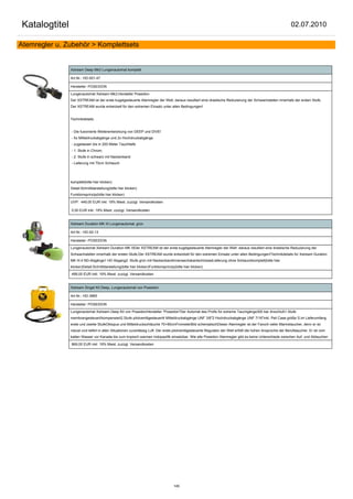 Katalogtitel                                                                                                                                                  02.07.2010

Atemregler u. Zubehör > Komplettsets


                Xstream Deep Mk3 Lungenautomat komplett

                Art.Nr.: HD-001-47

                Hersteller: POSEIDON

                Lungenautomat Xstream Mk3,Hersteller Poseidon
                Der XSTREAM ist der erste kugelgesteuerte Atemregler der Welt, daraus resultiert eine drastische Reduzierung der Schwachstellen innerhalb der ersten Stufe.
                Der XSTREAM wurde entwickelt für den extremen Einsatz unter allen Bedingungen!


                Technikdetails:


                - Die fusionierte Weiterentwicklung von DEEP und DIVE!
                - 5x Mitteldruckabgänge und 2x Hochdruckabgänge
                - zugelassen bis in 200 Meter Tauchtiefe
                - 1. Stufe in Chrom;
                - 2. Stufe in schwarz mit Nackenband
                - Lieferung mit 70cm Schlauch




                komplett(bitte hier klicken)
                Detail:Schnittdarstellung(bitte hier klicken)
                Funktionsprinzip(bitte hier klicken)

                UVP: 449,00 EUR inkl. 19% Mwst. zuzügl. Versandkosten

                0,00 EUR inkl. 19% Mwst. zuzügl. Versandkosten


                Xstream Duration MK III Lungenautomat, grün

                Art.Nr.: HD-02-13

                Hersteller: POSEIDON

                Lungenautomat Xstream Duration MK IIIDer XSTREAM ist der erste kugelgesteuerte Atemregler der Welt -daraus resultiert eine drastische Reduzierung der
                Schwachstellen innerhalb der ersten Stufe.Der XSTREAM wurde entwickelt für den extremen Einsatz unter allen Bedingungen!Technikdetails für Xstream Duration
                MK III:4 ND-Abgänge1 HD Abgang2. Stufe grün mit NackenbandInnensechskantschlüsselLieferung ohne Schlauchkomplett(bitte hier
                klicken)Detail:Schnittdarstellung(bitte hier klicken)Funktionsprinzip(bitte hier klicken)

                499,00 EUR inkl. 19% Mwst. zuzügl. Versandkosten


                Xstream Singel Kit Deep, Lungenautomat von Poseidon

                Art.Nr.: HD-3965

                Hersteller: POSEIDON

                Lungenautomat Xstream Deep Kit von PoseidonHersteller "Poseidon"Der Automat des Profis für extreme Tauchgänge300 bar Anschluß1.Stufe
                membrangesteuert/kompensiert2.Stufe pilotventilgesteuert4 Mitteldruckabgänge UNF 3/8"2 Hochdruckabgänge UNF 7/16"inkl. Peli Case größe S.im Lieferumfang
                erste und zweite StufeOktopus und Mitteldruckschläuche 70+90cmFinimeterBild schematischDieser Atemregler ist der Favorit vieler Marinetaucher, denn er ist
                robust und liefert in allen Situationen zuverlässig Luft. Der erste pilotventilgesteuerte Regulator der Welt erfüllt die hohen Ansprüche der Berufstaucher. Er ist vom
                kalten Wasser vor Kanada bis zum tropisch warmen Indopazifik einsetzbar. Wie alle Poseidon Atemregler gibt es keine Unterschiede zwischen Auf- und Abtauchen

                869,00 EUR inkl. 19% Mwst. zuzügl. Versandkosten




                                                                                     145
 