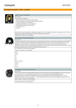 Katalogtitel                                                                                                                                                   02.07.2010

Tauchsport Jacketts > Wing - Jacketts


                Jackett Fly Tech 20 Liter "Fire Brigades Air"

                Art.Nr.: IB-7018

                Jackett Fly 20 Liter "Fire Brigades Air"
                - zweischaliges Jacket aus Cordura in schwarz, blau,rot oder gelb
                - 20L Blase, Innenblase aus PU, besonders widerstandsfähiger Folienwerkstoff
                - 10 D-Ringe zur Befestigung von Zusatzausrüstung
                - bestens als Reisejacket geeignet, da nur 4kg Eigengewicht
                - für Monoflaschen bis 20 Liter oder Doppel 7 nutzbar
                - in den Größen S, M, L, XL
                - Bild ähnlich




                Das Jackett ist ein sehr gutes Reisejackett. Als Halbtecjackett ist es geignet für semi TEC-Tauchgänge (große Monoflasche + Stageflasche) oder auch für Doppel 7,
                200 oder 300 bar. Die Doppel 7 300 bar entspricht in etwa dem Luftvorrat der Doppel 10Liter, 200 bar.

                489,99 EUR inkl. 19% Mwst. zuzügl. Versandkosten


                Jackett MOD in Cordura mit 20 oder 27 Liter Auftrieb

                Art.Nr.: IB-3008

                Technisches Tauchjackett MOD 20 oder 27 L Blase Cordura - Tek JackettJackett MOD Aussenhülle in Cordura 1000 oder Kevlar*eine Blase 20 oder 27 Liter nach
                eigener Wahl, zweischalig, Blase austauschbarintegriertes Edelstahlbackplategut gepolsterter Harness verstellbar für alle Größengeeignet für Mono- und/oder
                Doppelflaschen, bis Doppel 20LMasken- und Zubehörtasche inclusiveFarbauswahl:Cordura:rot,gelb,blau und schwarzKevlar:dunkelgrün (Militärfarben)
                lieferbarKevlar Ausführung 140,-&euro; AufpreisDas Wingjackett MOD gehört mit zu den meist getauchten Jacketts im bereich des technischen Tauchens.*Kevlar ist
                das "absolut unzerstörbare Material", aus dem auch die kugelsicheren Westen gemacht sind

                UVP: 720,00 EUR inkl. 19% Mwst. zuzügl. Versandkosten

                0,00 EUR inkl. 19% Mwst. zuzügl. Versandkosten

                Farbe:

                schwarz

                rot

                gelb

                blau

                Kevlar + 140,00 EUR

                Luftblase:

                20 Liter

                27 Liter


                Tauchjackett Wing Tech Deep 40+40 Liter Blase aus Kevlar

                Art.Nr.: IB-3027

                Jackett Tech Deep in Kevlar, 40+40 Liter BlaseJacket Aussenhülle aus Kevlar,vier kleine Taschen für diverse Ausrüstungsteileam Harness innen noch rechts und
                links eine kleine Tasche, z.b. rechts für Argonflasche (Flasche für Trocki), links für Akkutank.integriertes EdelstahlbackplatteBackplatte ist gut
                gepolstertSchutztasche für Inflatorschlauch mit MessertascheSchrittgurt mit ScooterringD-Ringe an Schulter und Bauchgurtgeeignet für Mono- und/oder
                Doppelflaschen bis Doppel 20 Literin den Größen SM, M-L, L, XL10mm Silikonschlauch zum abbinden der Blase im LieferumfangDieses Jackett ist noch mit den
                Blasen 1 x 27Liter, 1 x 40 Liter, und in Cordura erhältlich.

                UVP: 930,00 EUR inkl. 19% Mwst. zuzügl. Versandkosten

                930,00 EUR inkl. 19% Mwst. zuzügl. Versandkosten




                                                                                   173
 
