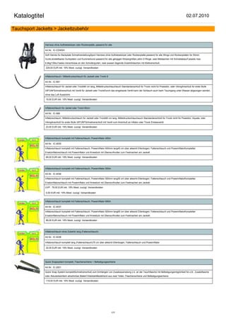 Katalogtitel                                                                                                                                             02.07.2010

Tauchsport Jacketts > Jackettzubehör


                Harness ohne Auftriebskörper oder Rückenplatte, passend für alle

                Art.Nr.: IC-CDWSH

                Soft Harnes für Backplate SchnellverstellungSport Harness ohne Auftriebskörper oder Rückenplatte,passend für alle Wings und Rückenplatten für 50mm
                Gurte,einstellbares Gurtsystem und Kummerbund passend für alle gängigen Körpergrößen,zehn D-Ringe, zwei Bleitaschen mit Schnellabwurf jeweils max.
                6,8kg/15lbs,Fastex-Verschlüsse an den Schultergurten, zwei aussen liegende Zubehörtaschen mit Klettverschluß.

                229,00 EUR inkl. 19% Mwst. zuzügl. Versandkosten


                Inflatorschlauch / Mitteldruckschlauch für Jackett oder Trocki 8

                Art.Nr.: IC-067

                Inflatorschlauch für Jacket oder Trocki80 cm lang, Mitteldruckschlauchauch Standardanschluß für Trocki nicht für Poseidon, oder VikingAnschluß für erste Stufe
                3/8"UNFSchnellverschluß mit Ventil für Jackett oder TrockiDurch das eingebaute Ventil kann der Schlauch auch beim Tauchgang unter Wasser abgezogen werden,
                ohne das Luft Ausströmt.

                19,50 EUR inkl. 19% Mwst. zuzügl. Versandkosten


                Inflatorschlauch für Jacket oder Trocki 60cm

                Art.Nr.: IC-068

                Inflatorschlauch, Mitteldruckschlauch für Jackett oder Trocki60 cm lang, Mitteldruckschlauchauch Standardanschluß für Trocki nicht für Poseidon, Aquata, oder
                VikingAnschluß für erste Stufe 3/8"UNFSchnellverschluß mit Ventil zum Anschluß an Inflator oder Trocki Einlassventil

                23,00 EUR inkl. 19% Mwst. zuzügl. Versandkosten



                Inflatorschlauch komplett mit Faltenschlauch, Powerinflator 400m

                Art.Nr.: IC-4035

                Inflatorschlauch komplett mit Faltenschlauch, Powerinflator 400mm lang45 cm über allesmit Ellenbogen, Faltenschlauch und PowerinflatorKompletter
                Ersatzinflatorschlauch mit Powerinflator und Kniestück mit Überwurfmutter zum Festmachen am Jackett.

                69,00 EUR inkl. 19% Mwst. zuzügl. Versandkosten



                Inflatorschlauch komplett mit Faltenschlauch, Powerinflator 500m

                Art.Nr.: IC-4036

                Inflatorschlauch komplett mit Faltenschlauch, Powerinflator 500mm lang55 cm über allesmit Ellenbogen, Faltenschlauch und PowerinflatorKompletter
                Ersatzinflatorschlauch mit Powerinflator und Kniestück mit Überwurfmutter zum Festmachen am Jackett.

                UVP: 79,00 EUR inkl. 19% Mwst. zuzügl. Versandkosten

                0,00 EUR inkl. 19% Mwst. zuzügl. Versandkosten


                Inflatorschlauch komplett mit Faltenschlauch, Powerinflator 600m

                Art.Nr.: IC-4037

                Inflatorschlauch komplett mit Faltenschlauch, Powerinflator 600mm lang65 cm über allesmit Ellenbogen, Faltenschlauch und PowerinflatorKompletter
                Ersatzinflatorschlauch mit Powerinflator und Kniestück mit Überwurfmutter zum Festmachen am Jackett.

                89,00 EUR inkl. 19% Mwst. zuzügl. Versandkosten



                Inflatorschlauch ohne Zubehör lang (Faltenschlauch)

                Art.Nr.: IC-4038

                Inflatorschlauch komplett lang (Faltenschlauch)75 cm über allesmit Ellenbogen, Faltenschlauch und Powerinflator

                32,00 EUR inkl. 19% Mwst. zuzügl. Versandkosten




                Quick Snapsystem komplett, Flaschenschiene + Befestigungsschiene

                Art.Nr.: IC-2001

                Quick Snap System komplettSchnellverschluß zum Einhängen von Zusatzausrüstung z.b. an der Tauchflasche mit Befestigungsmöglichkeit für,z.B., Zusatzflasche
                oder Akkutankeinfach abnehmbar,Materil EdelstahlBestehend aus zwei Teilen, Flaschenschiene und Befestigungsschiene

                119,00 EUR inkl. 19% Mwst. zuzügl. Versandkosten




                                                                                   177
 