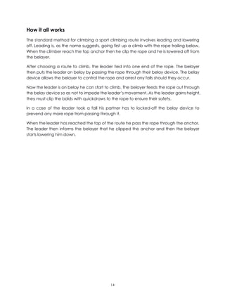 Sport climbing notes | PDF
