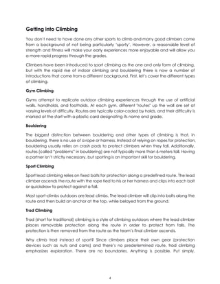 Sport climbing notes | PDF