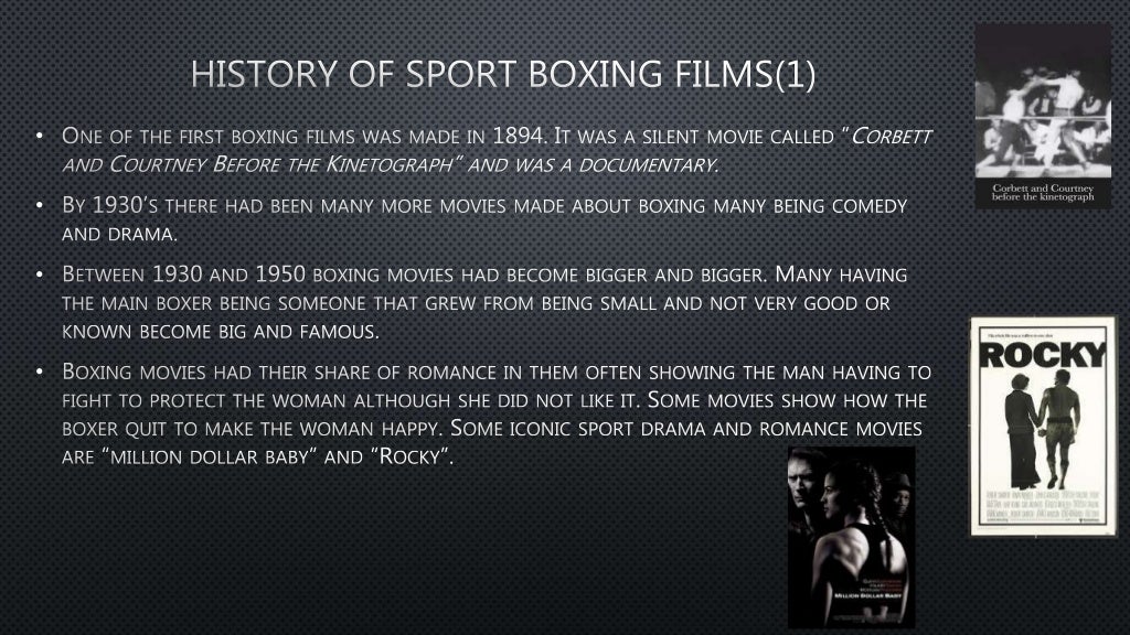 Sport drama genre powerpoint