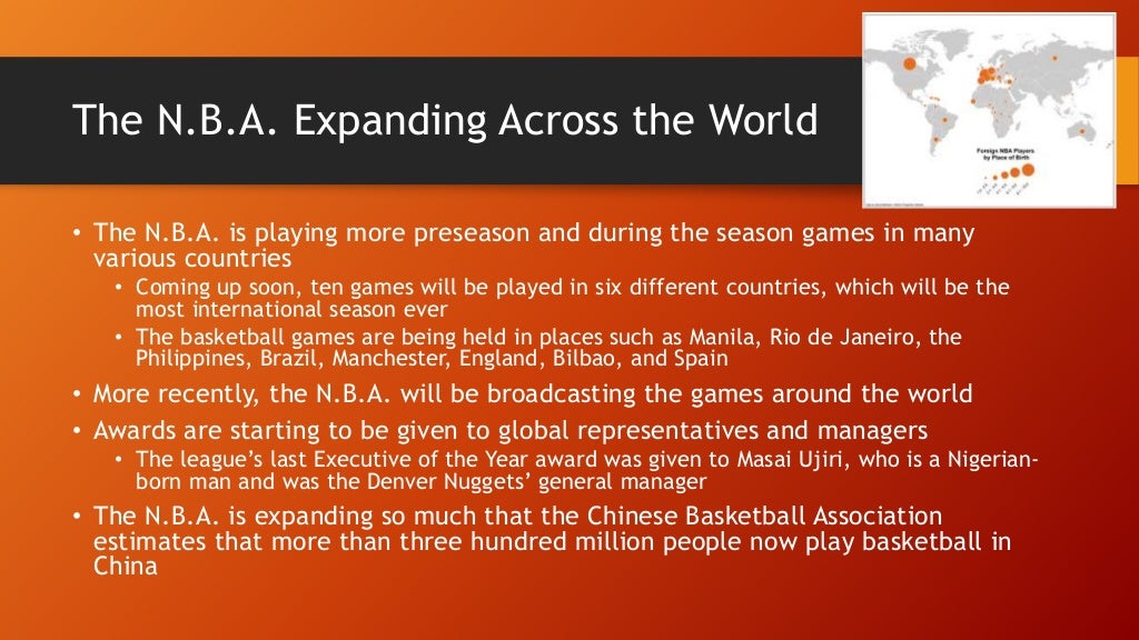 Sport Globalization in the N.B.A.