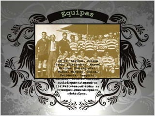 Equipas EQUIPA que na época de 1941-42, venceu todas as competições em que participou. Em pé: Azevedo, Joseph Szabo (Treinador), Manuel Marques (Massagista), Manuel Marques, Anibal Paciência, Gregório, Cardoso, Octávio Barrosa. À frente: Armando Ferreira, Mourão, Peyroteo, Manuel Soeiro, João Cruz. 