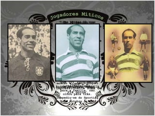 Em 10 épocas no Sporting (entre 1943 e 1953), o extremo – direito de processos lineares, que alimentou em grande medida a veia goleadora de Fernando Peyroteo, fez 159 jogos e marcou 131 golos em partidas a contar para a I Divisão – o total absoluto com o leão ao peito ascende a 315 jogos e à impressionante soma de 254 golos.  A sua importância reflectiu-se, fatalmente, na Selecção nacional, que representou em 13 ocasiões, apontando 3 golos. Atleta polivalente, ao mesmo tempo que jogava futebol pelo Sporting, representava o Paço de Arcos em hóquei em patins, modalidade em que foi igualmente internacional.  Tinha apenas 28 anos quando abandonou o futebol.  Em 1952, o Sporting obrigou-o a uma opção definitiva: o futebol ou o hóquei.  Os dirigentes verde e brancos estavam convencidos de que a pressão os beneficiaria, mas não foi assim. O clube da sua terra, Paço de Arcos,  comprometeu-se a ajudá-lo na compra do andar onde viveu até morrer e, como o hóquei lhe dava mais tempo para a família, não olhou para trás. Despediu-se do Sporting a 5 de Outubro de 1952. Jogadores Míticos António JESUS CORREIA 