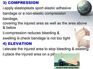 Non Elastic Compression Devices sport injury ppt class 12th which tells all about the physiology | PDF