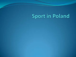 Sport in Poland 