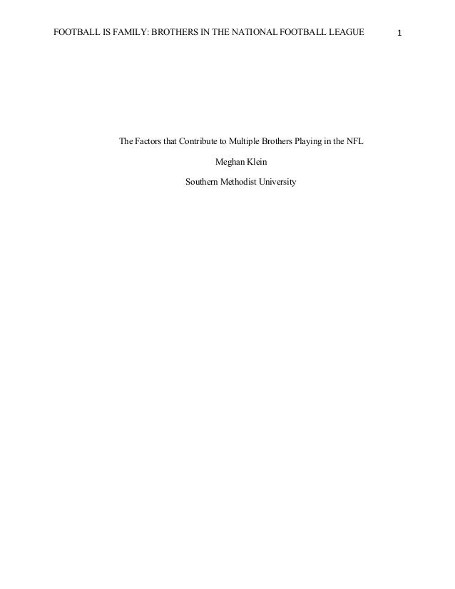 Sport Research Paper