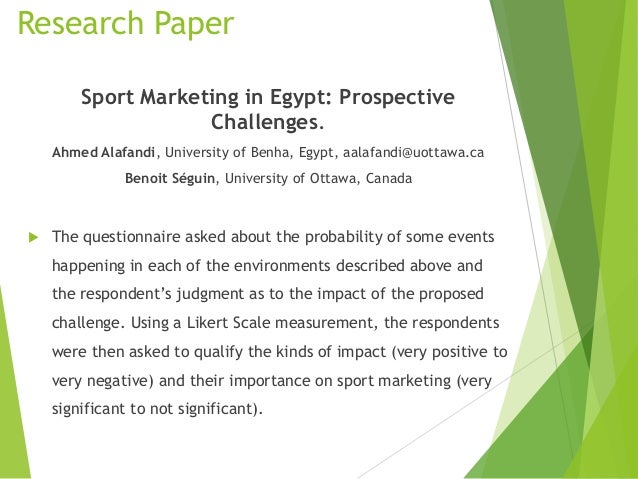 Good sports topics for research papers