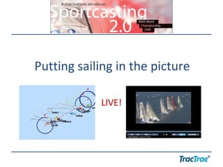 Putting sailing in the picture LIVE! 