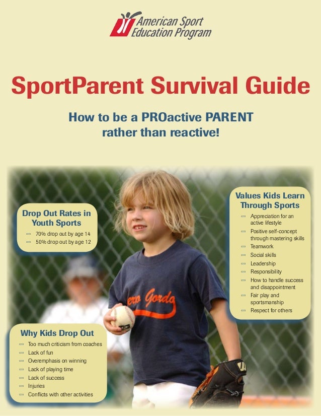 sport parent survival guide flyers need to be fair easy to criticize