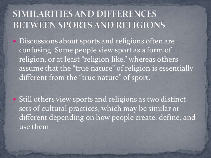 Sport & religions