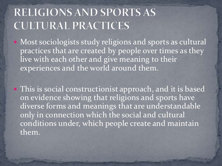 Sport & religions