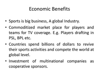 Globalization of Sports | PPTX