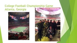 College Football Championship Game
Atlanta, Georgia
 