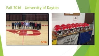 Fall 2016 – University of Dayton
 