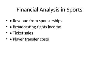 Sports_Analysis_Presentation for students | PPTX