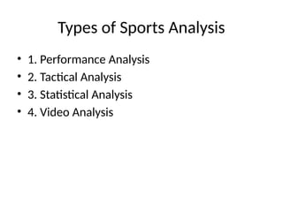 Sports_Analysis_Presentation for students | PPTX
