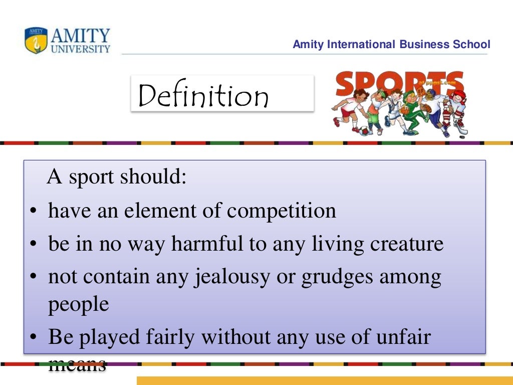 Sports and its benefits