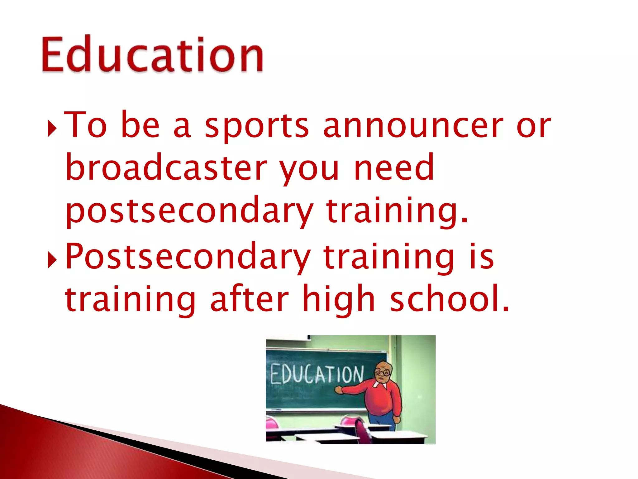 Brady S - Sports announcer | PPTX