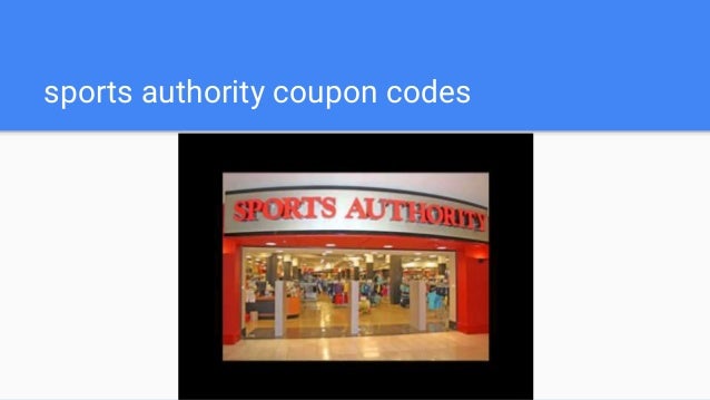 Geo coupons sports authority