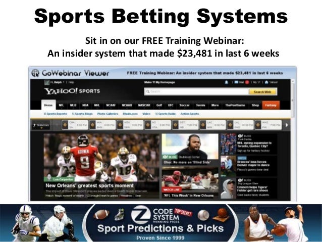 Sports Betting Systems