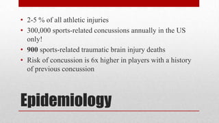 Concussion in sports | PPTX