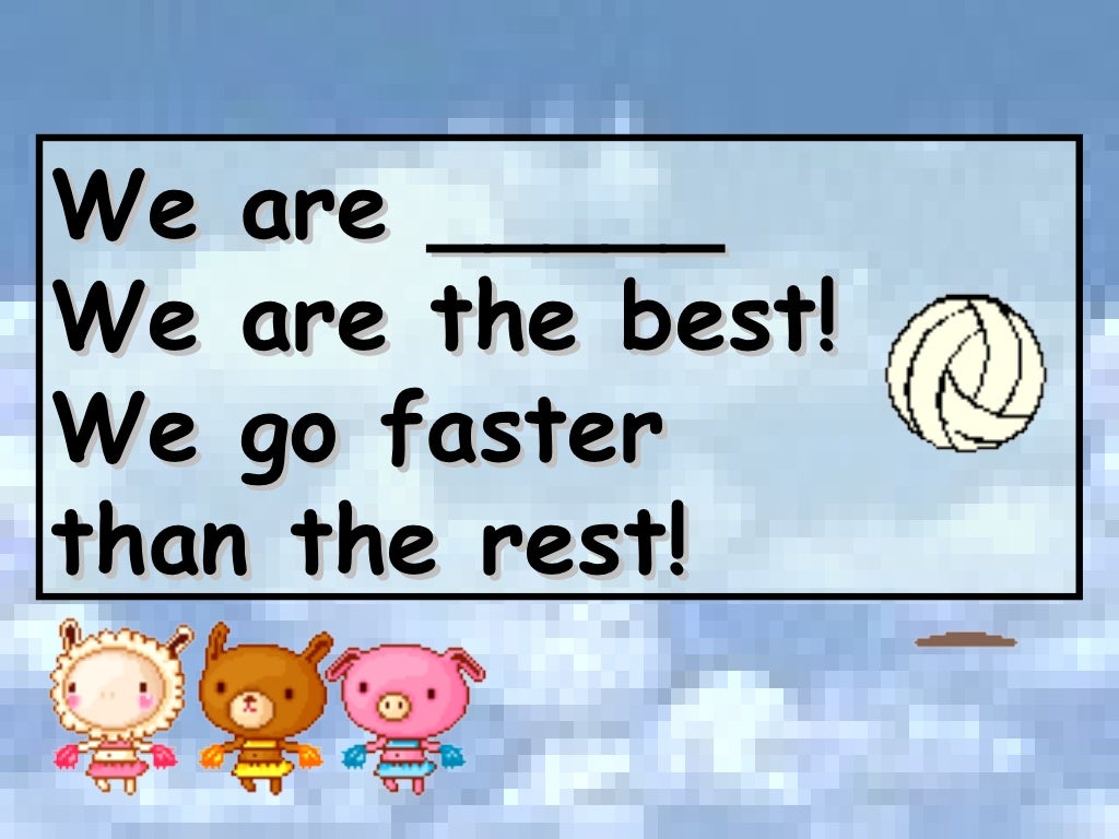 Tom's TEFL Sports Day Chants