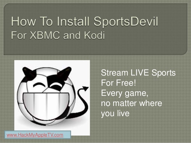 Sportsdevil For Xbmc Sportsdevil For Xbmc