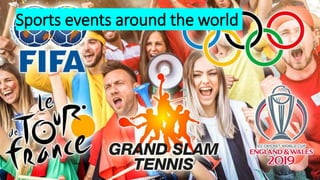Sports events around the world
 