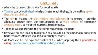 Sports & Exercise Nutrition (1).pptx for masters degree | PPTX