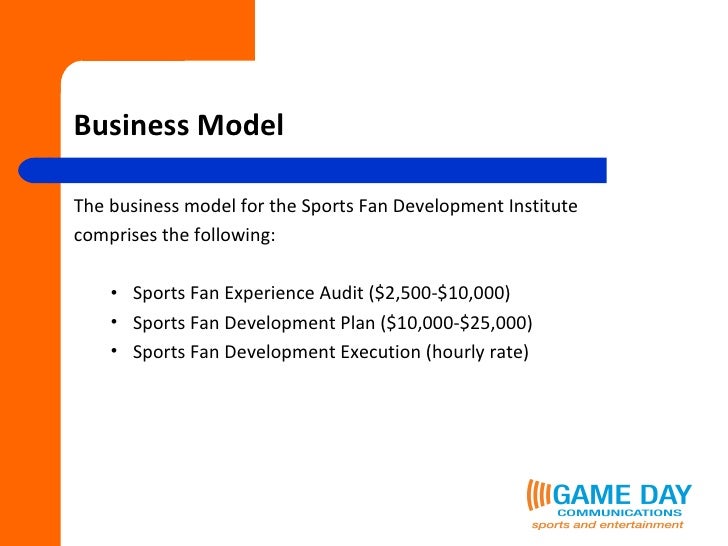 Sports business plan sample