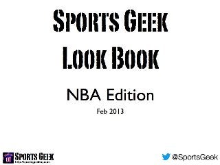 @SportsGe
Sports Geek
 http://sportsgeekhq.com
                                  ek
 