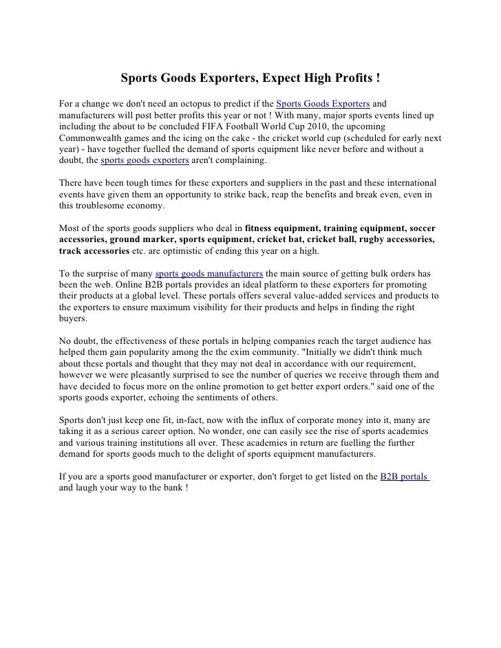 bulk sports equipment