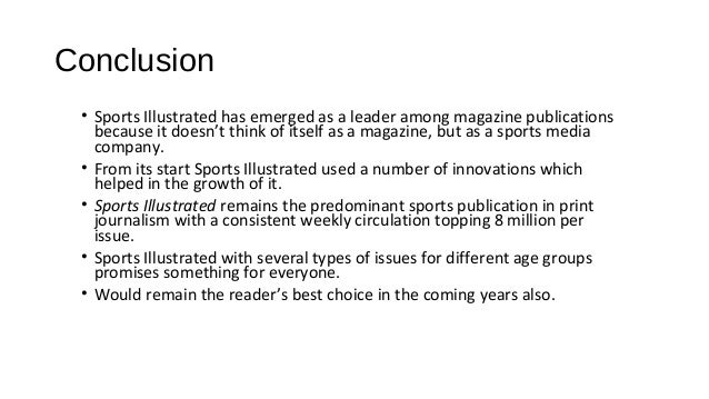 conclusion for essay of sports