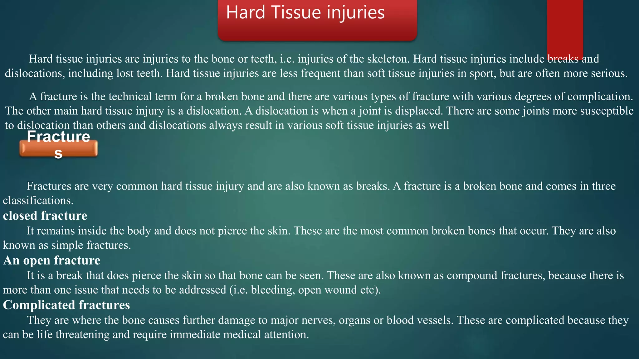 common Sports injuries | PPTX