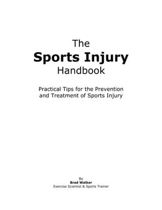 Sports injury handbook | PDF