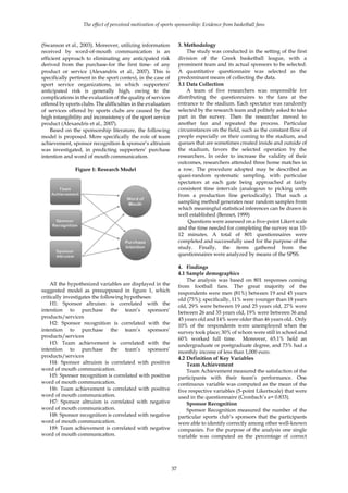 Sports involvement questionnaire | PDF