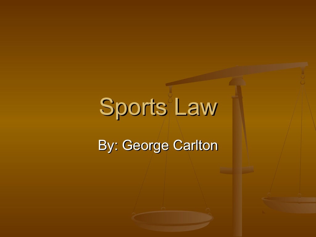 Sports law